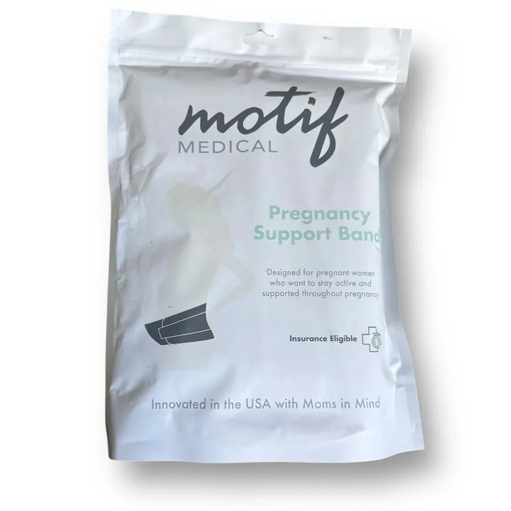Motif Medical, Pregnancy Support Band, Abdomen White - Large NWT IN PKG